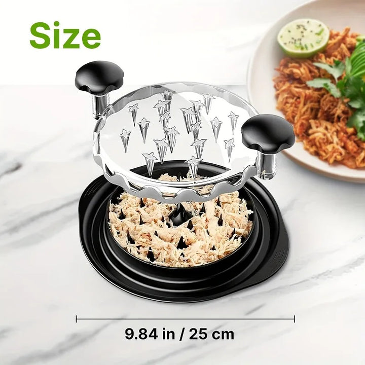 Multifunctional Plastic Chicken Breast Meat Slicer, Vegetable Salad Masher, Meat Grinder - Food Contact Safe Kitchen Utensil Set