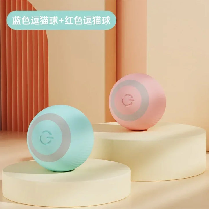 Cat Toy Indoor Automatic Rolling Magic Ball,Cat Interactive Ball Smart Cat Toys Electronic Interactive , Cat Game Accessories